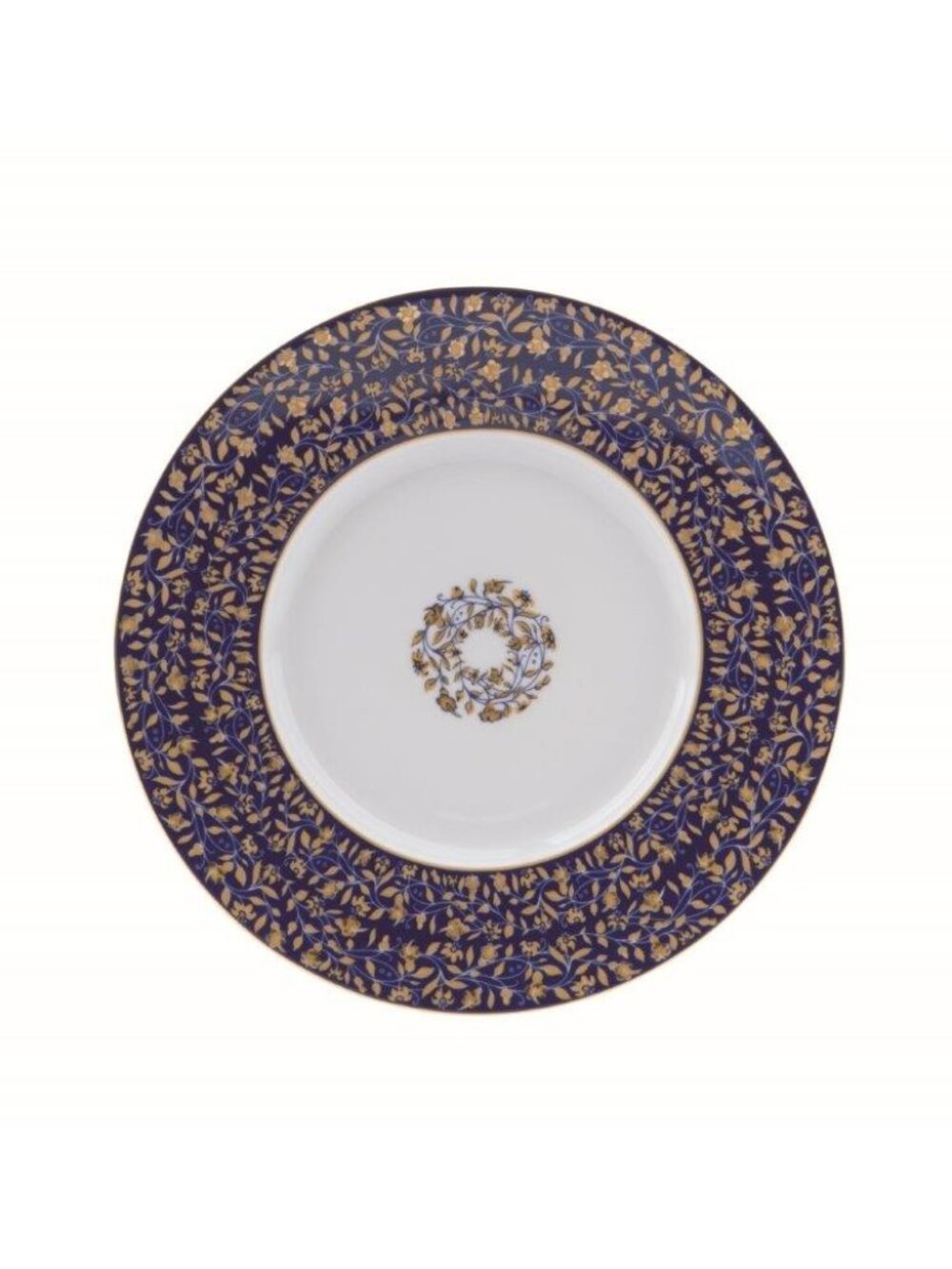 NWT Philippe Deshoulieres Vignes Dessert Plate Blue Size 9.5D 4pcs Available